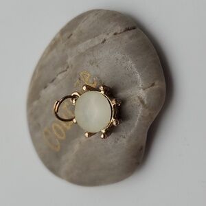 Milky crystal‎ charm pendant